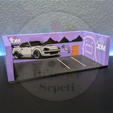 Bi'şeyler Sepeti 1:64 Jdm Diorama Garaj Parking Diecast - Araç Dahil Değildir.