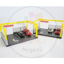 Bi'şeyler Sepeti 1:64 Katlı Otopark Parking Diorama Diecast Model 2(Araç Hariçtir.)