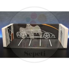 Bi'şeyler Sepeti 1:64 Koenigsegg  Diorama Garaj Parking Diecast - Araç Dahil Değildir.