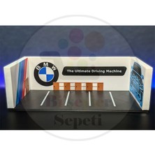 Bi'şeyler Sepeti 1:64 Bmw Diorama Garaj Parking Diecast - Araç Dahil Değildir.