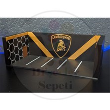 Bi'şeyler Sepeti 1:64 Lamborghini Diorama Garaj Parking Diecast - Araç Dahil Değildir.