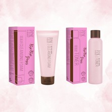 Pure Beauty Pink By Pores Temizleyici Köpük 125 ml - Bye Bye Pores Tonik 250 ml 2'li Set