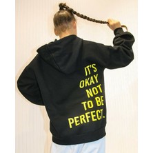Kız Çocuk Kapüşonlu Beautiful Baskılı 3 Iplik Kışlık Yüksek Kalite Sweatshirt