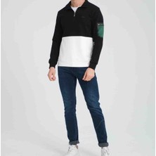 Lacoste Grafik Renkli Regular Fit Fermuar Yaka