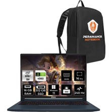 Msı Stealth 16 Aı Intel Core Ultra 7 155H 16GB 512GB SSD RTX4060/8GB 16" Qhd+ 240Hz W11P Taşınabilir Bilgisayar & Per4 Çanta A1VFG037TRP347