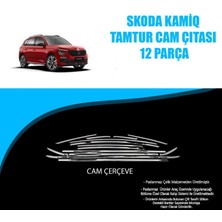 Karva Skoda Kamiq Tamtur Krom Çerçeve 12 Parça