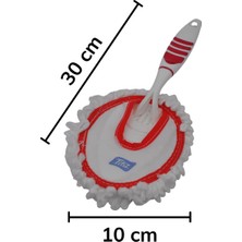 Feifei Mikrofiber Duster Toz Leke Kir Alıcı Temizleyici Tutacaklı Temizlik Bezi Aparatı FEİ3636-824