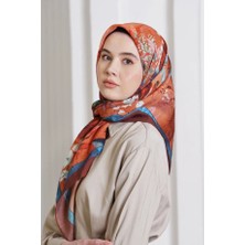 Loryan Scarf Acı Kahve Loryan Scarf Diamond Flor Eşarp