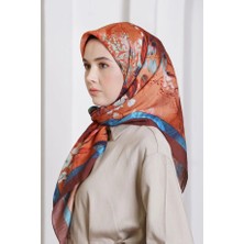 Loryan Scarf Acı Kahve Loryan Scarf Diamond Flor Eşarp