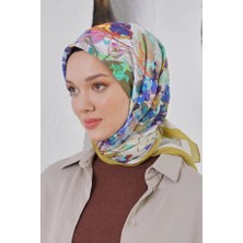 Loryan Scarf Hardal Loryan Scarf Diamond Henna Eşarp