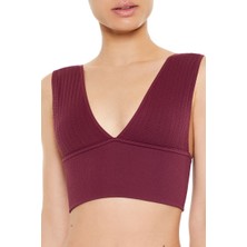 Forever 21 Dikişsiz V Yaka Bralet