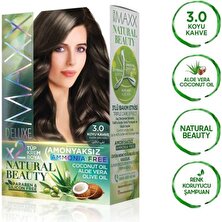 Natural Beauty Amonyaksız Saç Boyası 3.0 Koyu Kahve - FEİ4877-7447