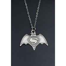 Had Safha Accessories Batman Süperman Düz Zincir Kolye