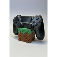 Minecraft Temalı Ps4 Dualsense Kontrol Cihazı Standı