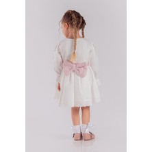 Minik Dolap Uzun Kollu Kız Bebek Elbisesi
