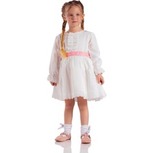Minik Dolap Uzun Kollu Kız Bebek Elbisesi
