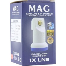 Mag Tekli Sıngle Lnb Altın Uçlu Sharp Chip 0.1db (4767) - MRK3263-3296