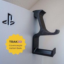 TRAK3D Ps5 Kol ve Kulaklık Tutucu Aparat, Ps5 Konsol Aparatı