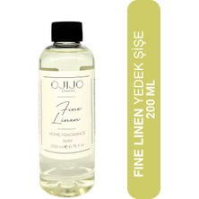 Ojijo London Fine Linen Çubuklu Oda Kokusu Yedek Dolum Şişesi 200 ml Refill