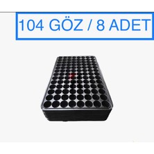 8 Adet 104 Göz Fide Viyol, (Fidelik, Fide Altlığı,fide Viyolü)