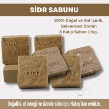Saf ve Doğal Içeriklerle Sidr Sabunu 950 gr (8 Kalıp)