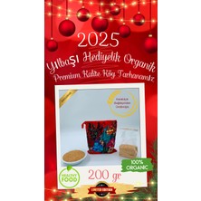 2025 Yılbaşı Özel Seri Hediyelik Organik Karakılçık Unundan Ev Yapımı Köy Tarhanası – 200 gr