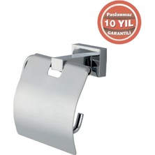 Çelik Banyo Paslanmaz Pirinç Kenzo Geniș Kapaklı Kağıtlık
