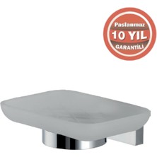 Çelik Banyo Paslanmaz Pirinç Kenzo Sabunluk