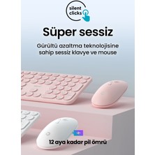 Daxi MK250 Elegance Sessiz 2.4ghz Kablosuz Türkçe Q Klavye Mouse Seti