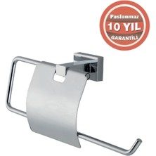 Çelik Banyo Paslanmaz Pirinç Kenzo Geniș Kapaklı Kağıt Havluluk