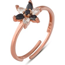 Zanaat Silver 925 Ayar Gümüş Ayarlanabilir Nilüfer Çiçeği Yüzük