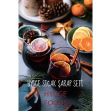 Hygge Foods Hygge Sıcak Şarap Hazırlama Seti - Premium Meyve ve Baharat Karışım - Limited Edition - Mulled Wine Set - Yılbaşı Seti