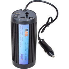 Go İthalat 12 Volt - 150 Watt Usbli Çakmaktan Araç Power Inverter (4738)