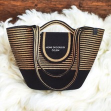 Home Decors By Özlem Hasır Omuz Çantası Plaj Çantası El Çantası Günlük Çanta El Emeği Handmade