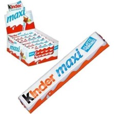 Kinder Maxi Sütlü Dolgulu Sütlü Çikolata 21 gr 4 Adet