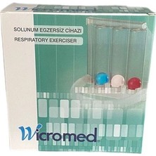 Wicromed Triflo Solunum Egzersiz Tüpü 3 Lü Kutulu Wicromed