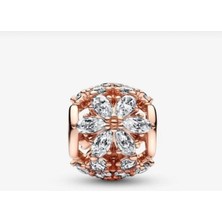 Hector Co Jewellery Işıltılı Herbaryum Yuvarlak Charm
