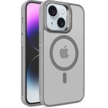 Bluetech Iphone 11 Uyumlu Lens Hediyeli Kamera Standlı Magsafe Özellikli Arkası Mat Kilif