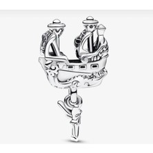 Hector Co Jewellery Disney Tinker Bell & Kaptan Hook'un Korsan Gemisi Charm