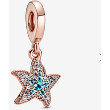 Hector Co Jewellery Parıltılı Deniz Yıldızı Sallantılı Charm