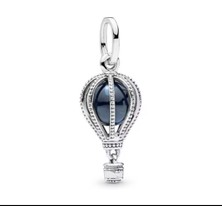 Hector Co Jewellery Mavi Sıcak Hava Balonu Charm