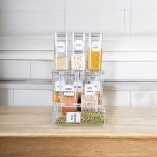 Tabularosa Home Saklama Kabı 1. 7 Etiketli Akrilik