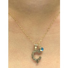 HAKAN GÜLER KUYUMCULUK Altın Ç Harfli Aynalı Zincir