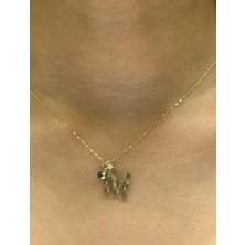 HAKAN GÜLER KUYUMCULUK  Altın M Harfli Aynalı Zincir