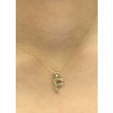 HAKAN GÜLER KUYUMCULUK 14 Ayar Altın P Harfli Aynalı Zincir