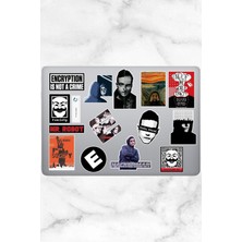 Mr. Robot Temalı Laptop Notebook Tablet Sticker Seti