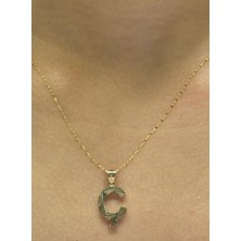 HAKAN GÜLER KUYUMCULUK  14 Ayar Altın Ç Harfli Aynalı Zincir