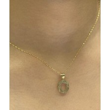 HAKAN GÜLER KUYUMCULUK  14 Ayar Altın O Harfli Aynalı Zincir