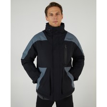 Skechers M Outerwear Padded Jacket Erkek Siyah Mont S242035-001