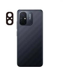 İ She Redmi 12 Uyumlu Kamerayı Tam Kaplayan 3D Kamera Koruyucu Cam